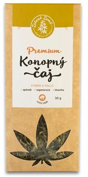 Zelená Země Konopný čaj Premium 30g porovnat ceny