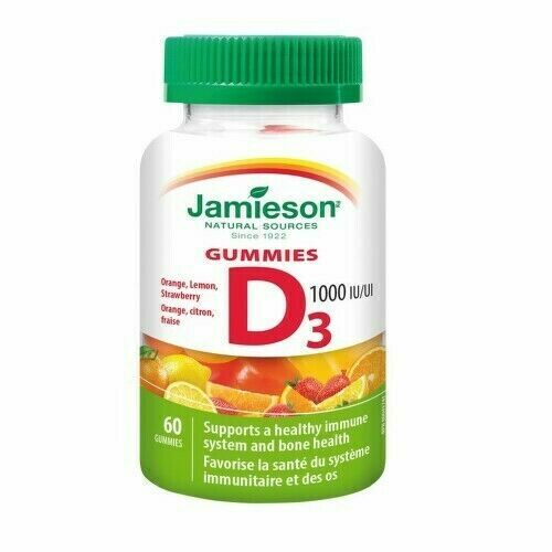 Jamieson Vitamín D3 1000 Iu želat.pastilky 60ks porovnat ceny