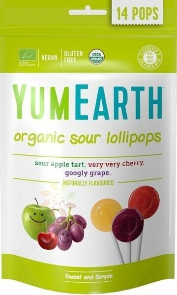 YumEarth Bio Ovocné lízátka kyselé 85g porovnat ceny