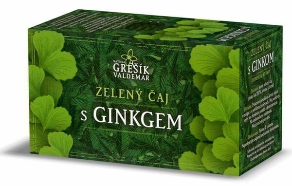 Grešík Zel. čaj s ginkgem n.s. 20x1.5g přebal porovnat ceny