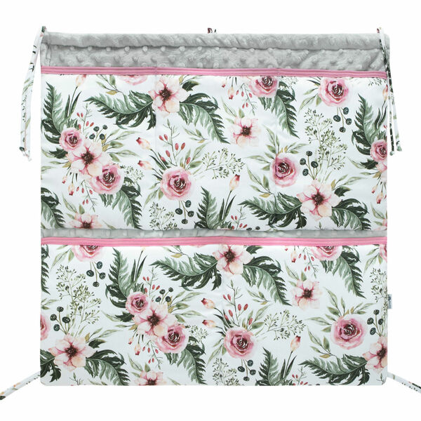 Esito Luxusní kapsář na postýlku Minky 53x53cm Arya stříbrná porovnat ceny