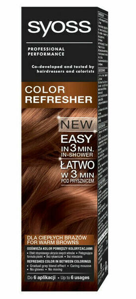 Syoss Color Refresher Pro teplé hnědé odstíny 75ml porovnat ceny