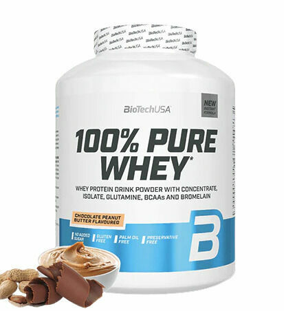 BioTech 100% Pure Whey Čokoláda, arašídové máslo 2270 g porovnat ceny