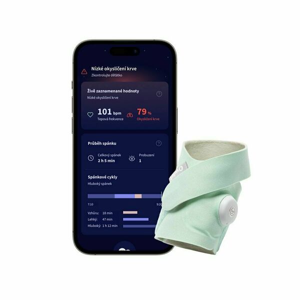 OWLET Ponožka inteligentní Dream Sock - modrozelená porovnat ceny