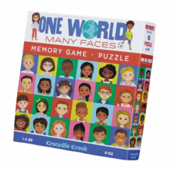 Crocodile Creek Puzzle a paměťová hra - Tváře světa porovnat ceny