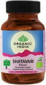 Organic India Šatavari bio 60 kapslí porovnat ceny