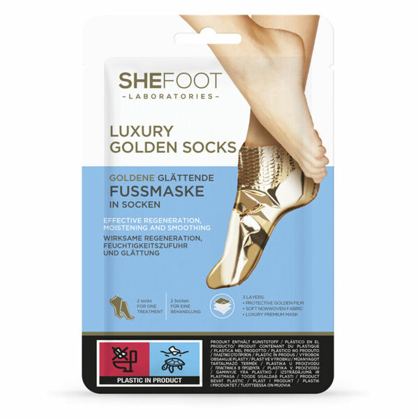 SHEFOOT Luxury golden - zlaté zjemňující ponožky 1 pár porovnat ceny