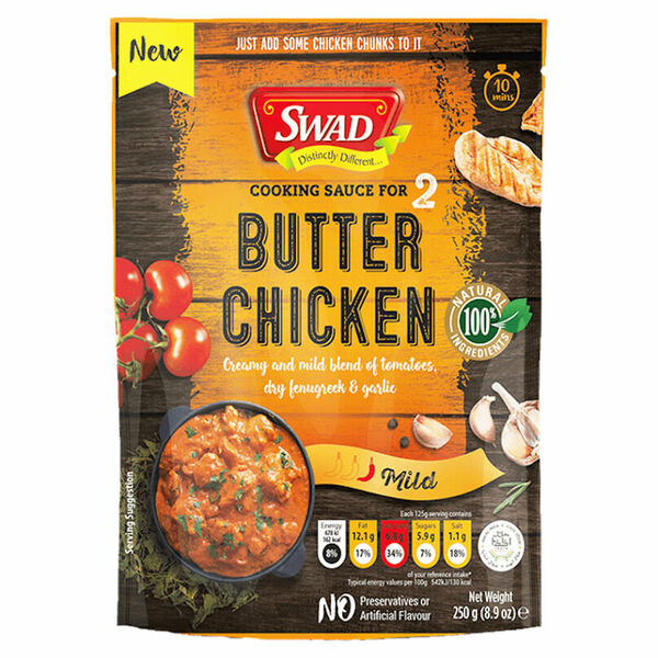 SWAD Butter chicken hotová omáčka 250 g porovnat ceny