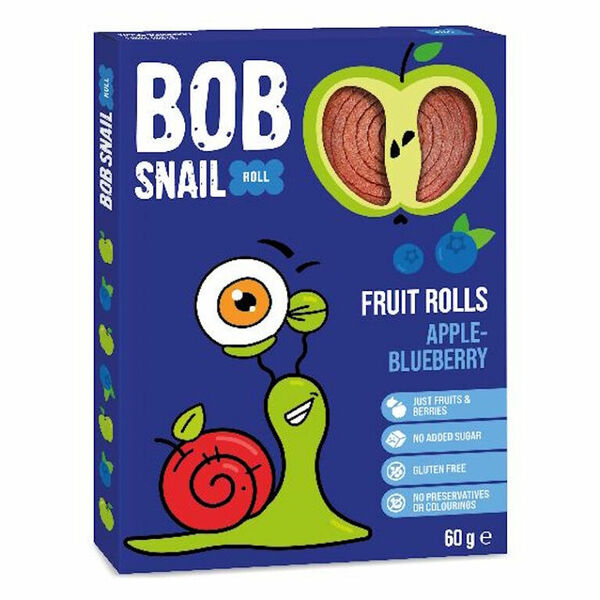 ŠNEK BOB jablečno-borůvkové rolky 60 g porovnat ceny