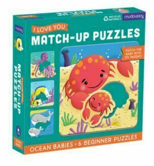 Mudpuppy Match-Up Puzzle - Mláďata z oceánu porovnat ceny