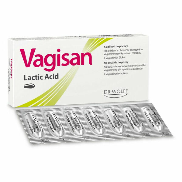 VAGISAN Lactic acid 7 čípků porovnat ceny