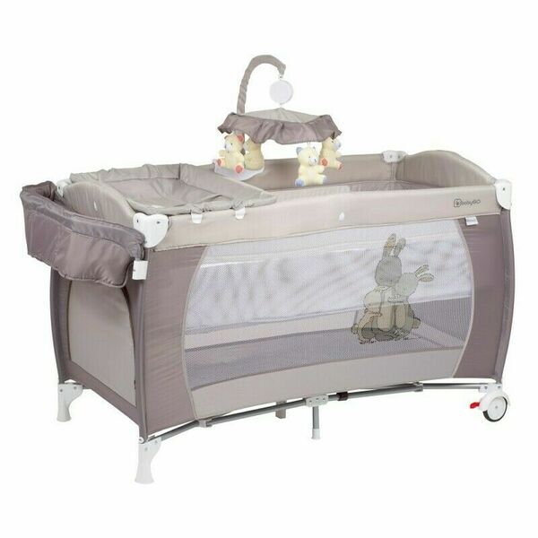 BabyGo postýlka Sleeper DeLuxe Beige porovnat ceny