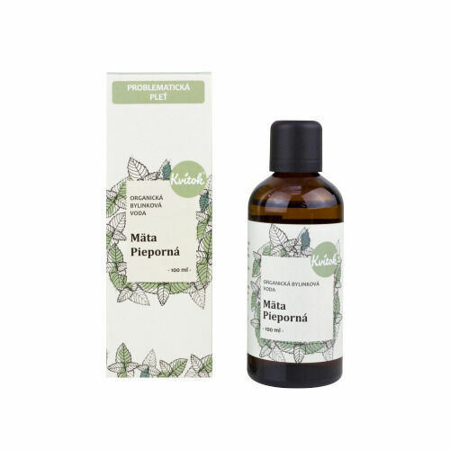 Kvitok Bylinková voda máta BIO 100ml porovnat ceny