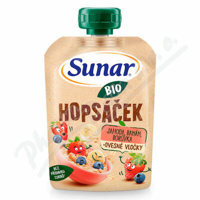 Sunar BIO Hopsáček jahoda/banán/borůvka/oves 100g porovnat ceny