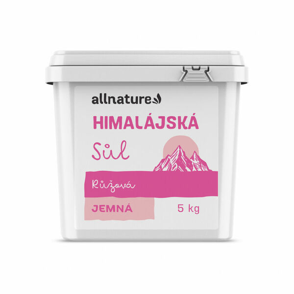 ALLNATURE Himalájská sůl růžová jemná 5 kg porovnat ceny