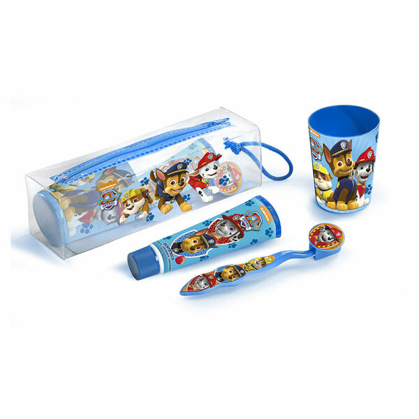 EP LINE Paw Patrol chlapecký set dentální hygieny zubní kartáček + zubní pasta + sklenička porovnat ceny