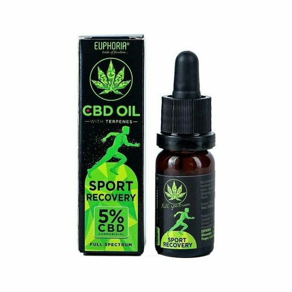 Euphoria CBD olej 5% Sport Recovery 10ml porovnat ceny