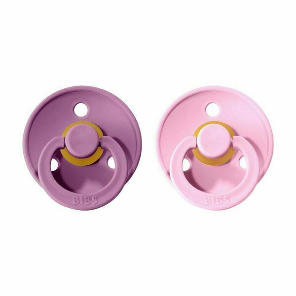Bibs Colour Dudlíky z přírodního kaučuku - velikost 2, Levander/Baby Pink 2 ks porovnat ceny