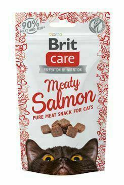Brit Care Cat Snack Meaty Salmon 50g porovnat ceny