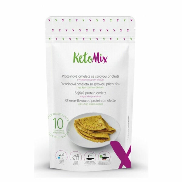 KETOMIX Proteinová omeleta se sýrovou příchutí 10 porcí porovnat ceny