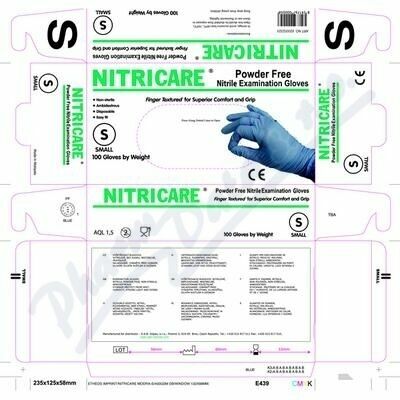 NITRICARE white Rukavice vyš.bez pudru vel.S 100ks porovnat ceny