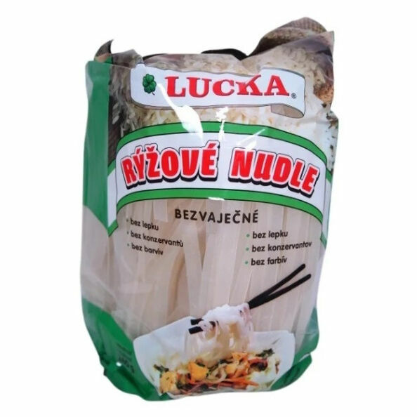 LUCKA Těstoviny rýžové tenké nudle 250 g porovnat ceny