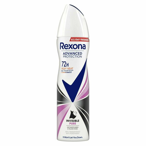 Rexona Invisible Pure 72H Antiperspirant sprej 150 ml porovnat ceny