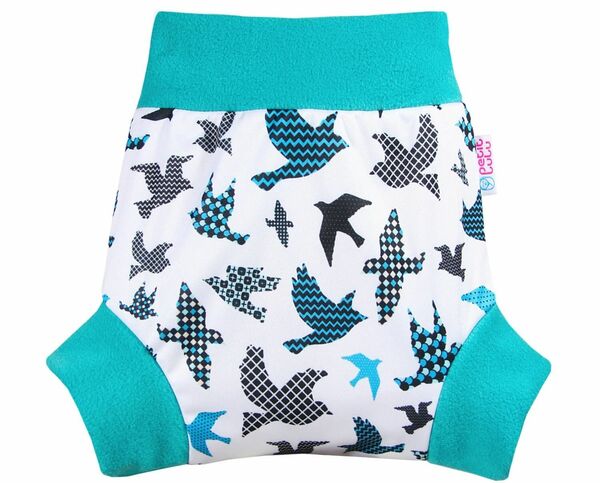 Petit Lulu - pull-up svrchní kalhotky, vel.L, tyrkysoví ptáčci porovnat ceny