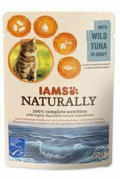 Iams Cat Tuňák V Omáčce Kapsa 85g porovnat ceny