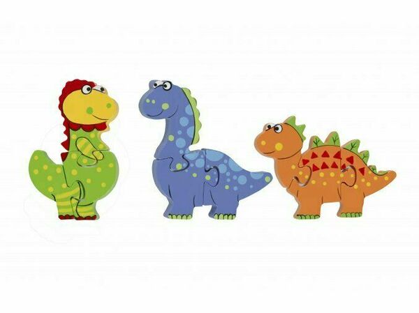 Orange Tree Toys Mini puzzle, Dinosauři 3ks porovnat ceny