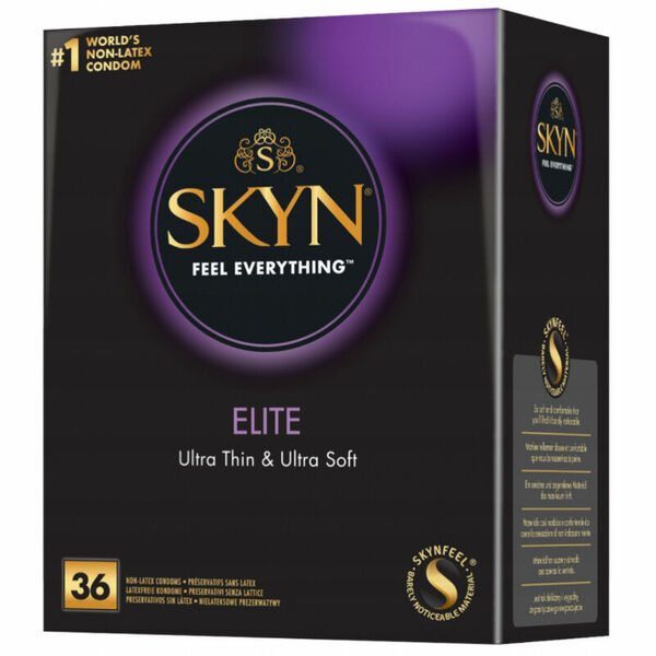 SKYN Elite – bezlatexové ultra tenké kondomy (36 ks) porovnat ceny