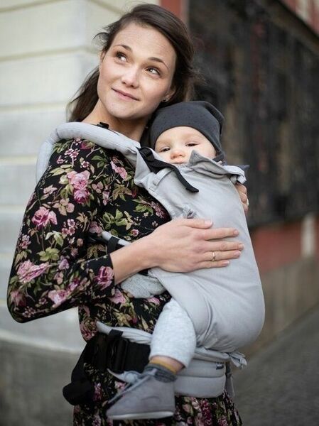 Kinder Hop Rostoucí ergonomické nosítko Multi Soft Little Herringbone Ecru, 100% bavlna, žakár porovnat ceny