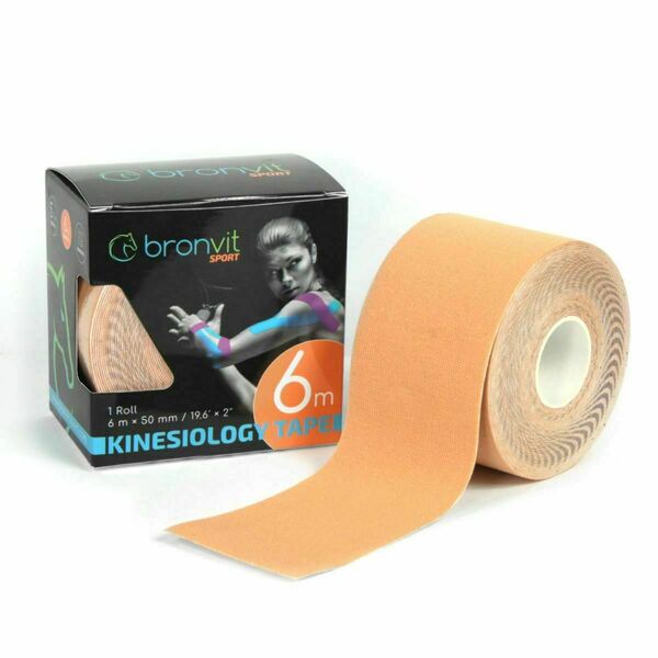 BronVit Sport Kinesio Tape classic 5 cm x 6 m tejpovací páska béžová porovnat ceny