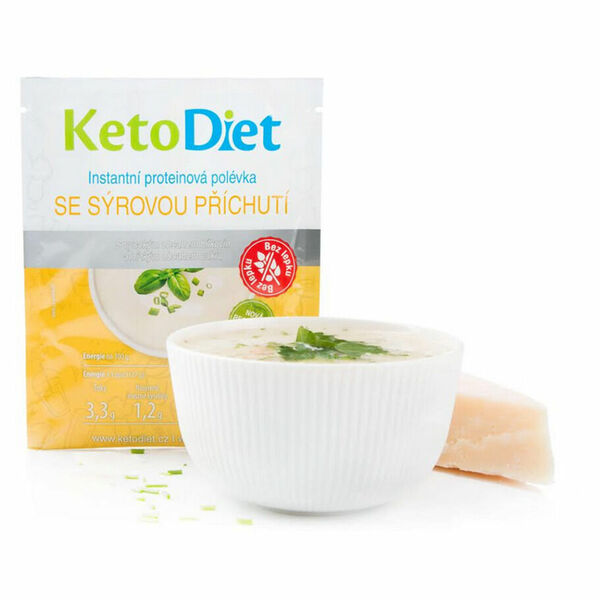 KETODIET Proteinová polévka se sýrovou příchutí 7 porcí porovnat ceny