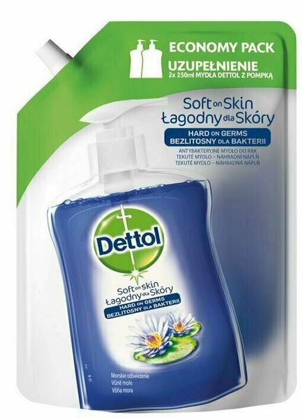Dettol Tekuté Mýdlo Náhradní Náplň Vůně Moře 500ml porovnat ceny