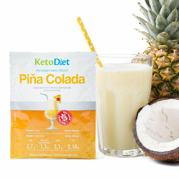 KETODIET Proteinový nápoj příchuť Piňa Colada 7 porcí porovnat ceny