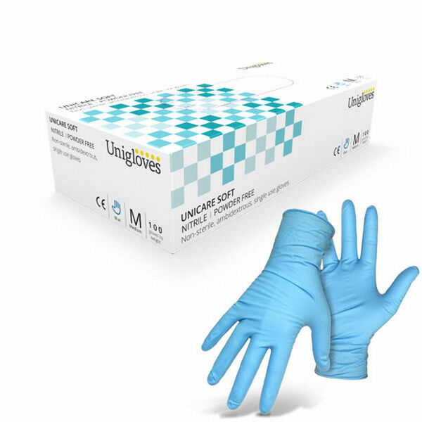 UNICARE Rukavice nitril S 100 kusů porovnat ceny