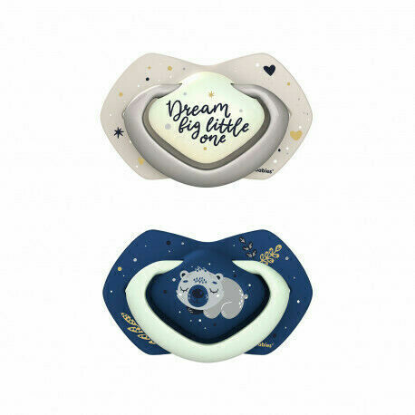 Canpol babies Set symetrických silikonových dudlíků Light touch 18m+ Sleepy Koala, modrý, 2ks porovnat ceny