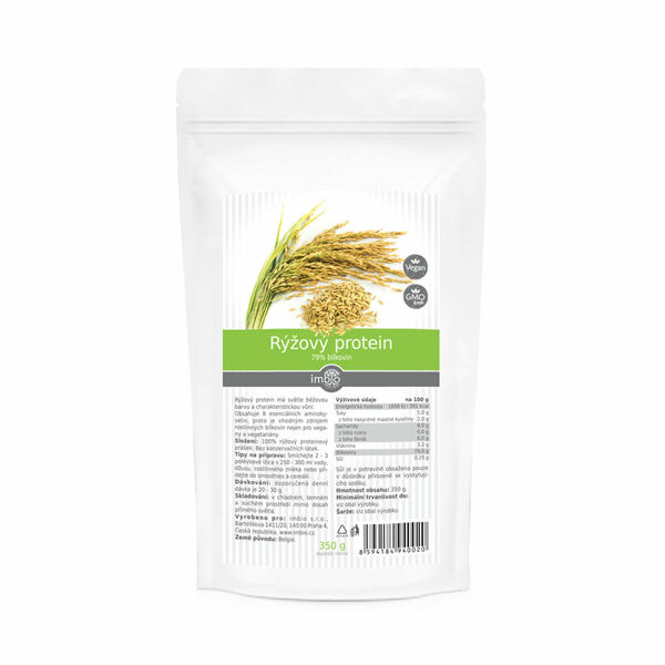 Imbio Rýžový protein 350 g porovnat ceny