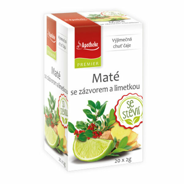 APOTHEKE maté se zázvorem a limetkou STEVIE 20x2g porovnat ceny
