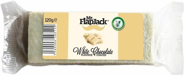 Mr. FlapJack Bílá čokoláda tyčinka 120 g porovnat ceny
