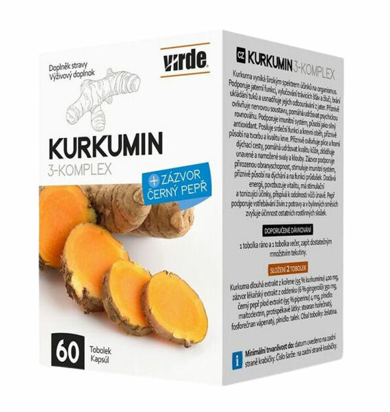 Virde Kurkumin 3-komplex 60 tobolek porovnat ceny