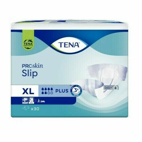 TENA SLIP PLUS XL KALHOTKY ABSORPČNÍ ZALEPOVACÍ,BOKY 120-160CM,2550M porovnat ceny