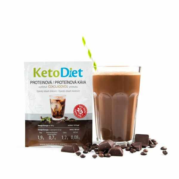 KETODIET Proteinová ledová káva s čokoládovou příchutí 7 porcí porovnat ceny
