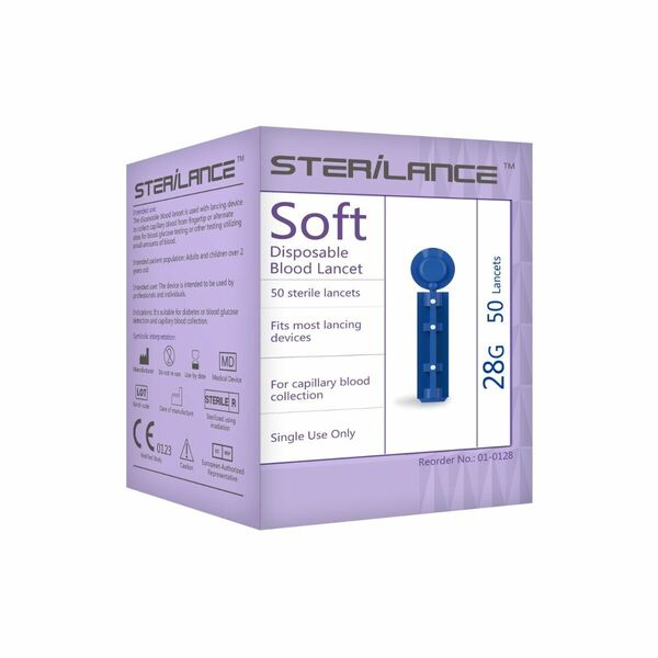 STERILANCE Lancety 28G pro glukometry Easygluco a GlucoLab 50 ks porovnat ceny