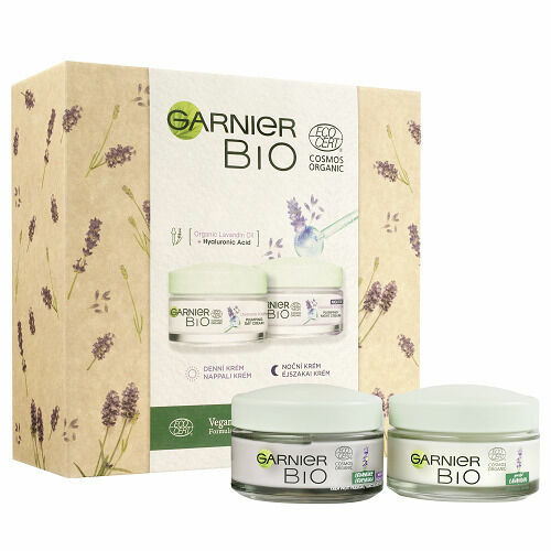 Garnier BIO Levandule dárková sada denní a noční krém 2ks porovnat ceny