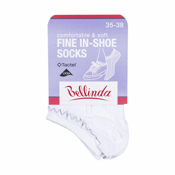 Bellinda FINE IN-SHOE vel. 35/38 dámské kotníkové ponožky 1 pár bílé porovnat ceny