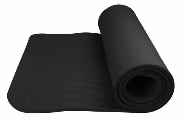 II. jakost Power System Podložka na jógu FITNESS YOGA MAT PLUS černá porovnat ceny