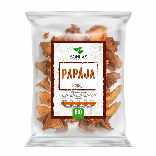 BONITAS  BONTIAS Bio Papaya chunks 50g porovnat ceny