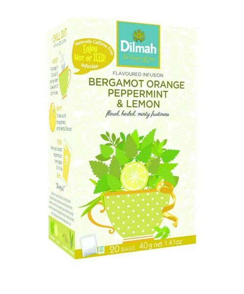 Dilmah Bergamot Orange Peppermint & Lemon porcovaný čaj 20x2 g porovnat ceny